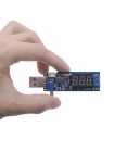 USB DC-DC преобразователь 3.5-12V to 1.2-24V 2W, с дисплеем и регулировкой, USB и micro-USB входы