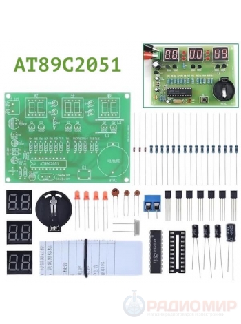 Электронные часы на базе AT89C2051