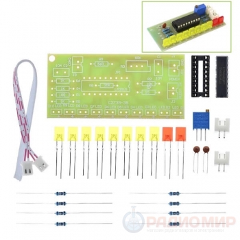 Набор DIY Kit индикатор уровня сигнала на LM3915