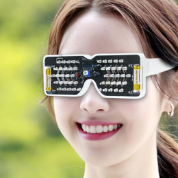 LED очки с управлением звуком