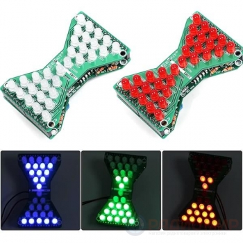 Электронные песочные часы LED DIY Kit – красный, синий, зелёный