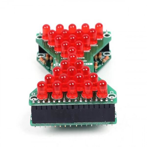 Электронные песочные часы LED DIY Kit – красный, синий, зелёный