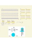 Электронные песочные часы LED DIY Kit – красный, синий, зелёный