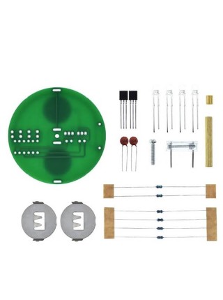 Светодиодная юла / волчок, набор для пайки