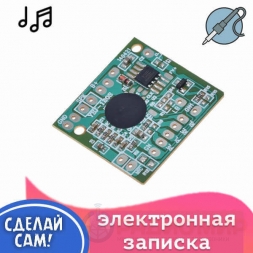 Модуль звуковой записи и воспроизведения 120 сек