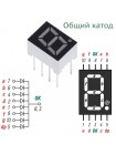 Сегментный индикатор 0.28" (серия AS, 1–4 разряда, общий катод)