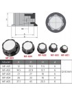 Ручки приборные потенциометра серии MF, A01, A02, A03, A04, A05