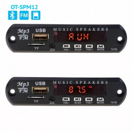 Модуль MP3/FM плеера, BT, 12V