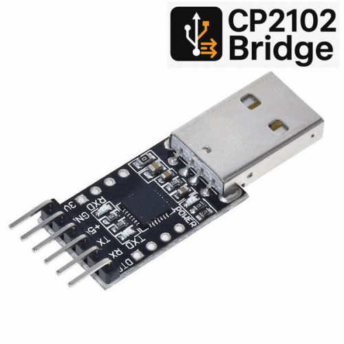 Универсальный преобразователь USB в COM + USB в UART на CP2102