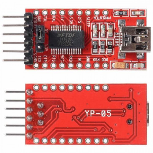 FT232RL USB в TTL адаптер для Arduino, 3.3V / 5V