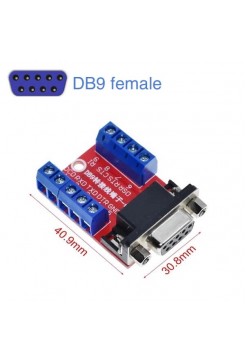 Разъем DB9 (мама) плата переходник с клеммами
