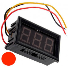 Вольтметр DC 4-30V | 0-100V трехпроводной с защитой
