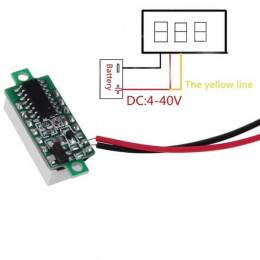 Вольтметр DC 4-30V двухпроводной