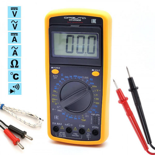Мультиметр цифровой DT9208 (OT-INM29)