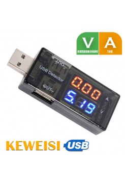 USB тестер напряжения и тока Keweisi KWS-10VA