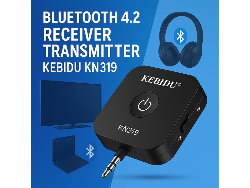 KEBIDU KN319: Bluetooth-переходник для аудио без проводов