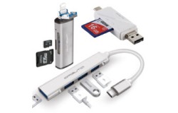 USB-C, Lightning хабы и кардридеры.