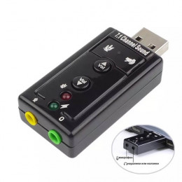 USB → 2×3.5 мм переходник для гарнитуры (TRUA71)