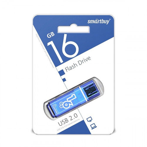 USB 2.0 флеш накопитель 16 Гб SmartBuy Glossy