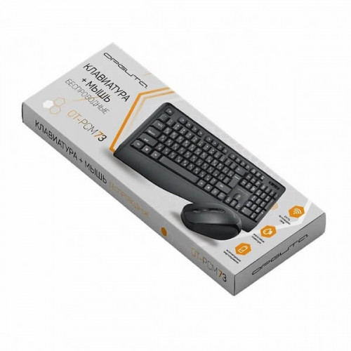 Беспроводная клавиатура и мышь Орбита OT-PCM73