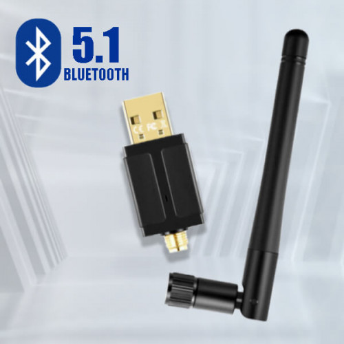 USB bluetooth 5.1 адаптер для компьютера, внешняя антенна, OT-PCB17 Орбита