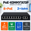 PoE-коммутатор Орбита OT-VNP36 — 8 PoE + 2 Uplink