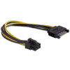 Переходник питания SATA->PCI Express 6pin CC-PSU-SATA