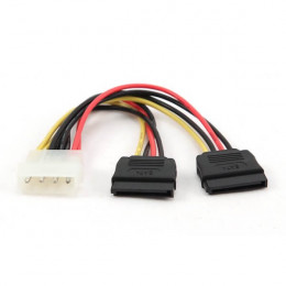 Переходник питания Molex->2xSATA