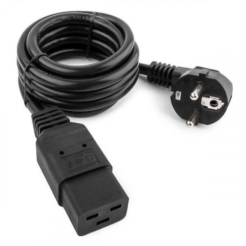 Кабель питания Cablexpert PC-186-C19 (Schuko–C19, 3×1.5 мм²)