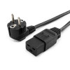 Кабель питания Cablexpert PC-186-C19 (Schuko–C19, 3×1.5 мм²)