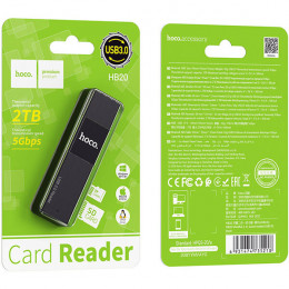USB кардридер SD/microSD, Hoco HB20