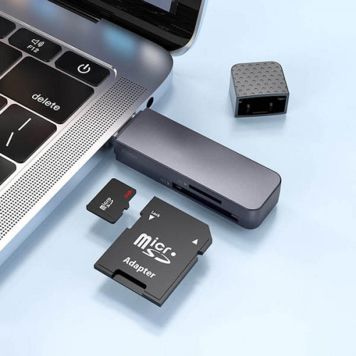 Кардридер Hoco HB45 USB-A 3.0 → SD и microSD до 2 ТБ