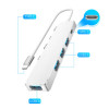 USB-С хаб (концентратор) USB 2.0/3.0 с подзарядкой Орбита OT-PCR20