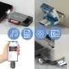 Кардридер USB-C + USB-A 3.0 + microUSB для карт памяти TF/SD и USB флешек Орбита OT-PCR25
