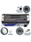 Радио Fepe FP-283BT с Bluetooth, USB, microSD, фонариком и аккумулятором