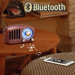 RETRO радиоприемник FM Bluetooth 3Вт, 919-3