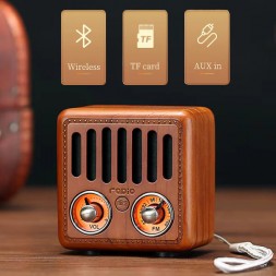 RETRO радиоприемник FM Bluetooth 3Вт, R908-1