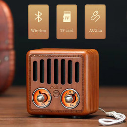 RETRO радиоприемник FM Bluetooth 3Вт, R908-1