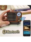 Ретро FM радиоприёмник, дерево, с Bluetooth и AUX, R918-1