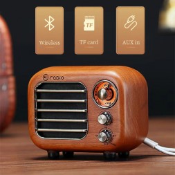 RETRO радиоприемник FM Bluetooth 5Вт, R918-1