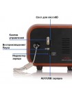 Ретро FM радиоприёмник, дерево, с Bluetooth и AUX, R918-1