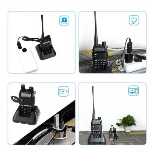 USB зарядное устройство для раций Baofeng UV-5R и Kenwood TK-F8