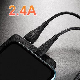 Кабель USB → Lightning, 1м, нейлон, Borofone BX38
