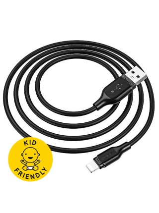 Кабель USB → Lightning, 1м, силикон, Borofone BX42
