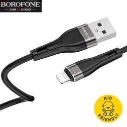 Кабель USB → Lightning, 1м, силикон, Borofone BX46