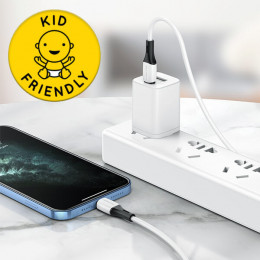 Кабель Type-C → Lightning PD 20Вт, 1м, силикон, Borofone BX79
