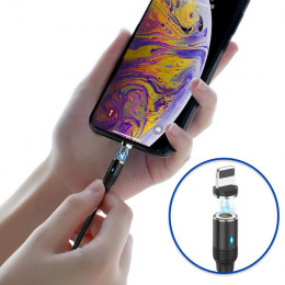 Кабель USB → Lightning, 1.2м, магнитный, Hoco U76