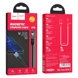 Кабель USB → Lightning, 1.2м, магнитный, Hoco U76