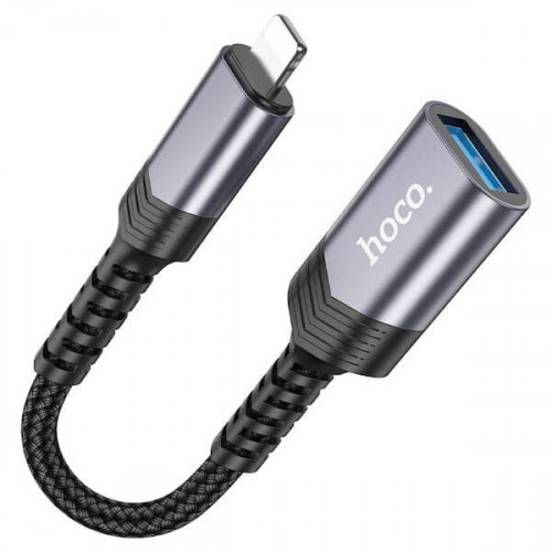 UA24 Портативный адаптер Lightning — USB-A с поддержкой OTG и зарядки 2А