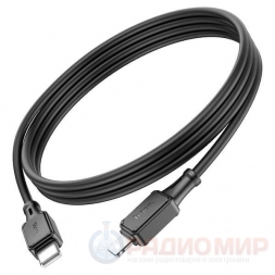Кабель Type-C → Lightning PD 27Вт, 1м, силикон, Hoco X101